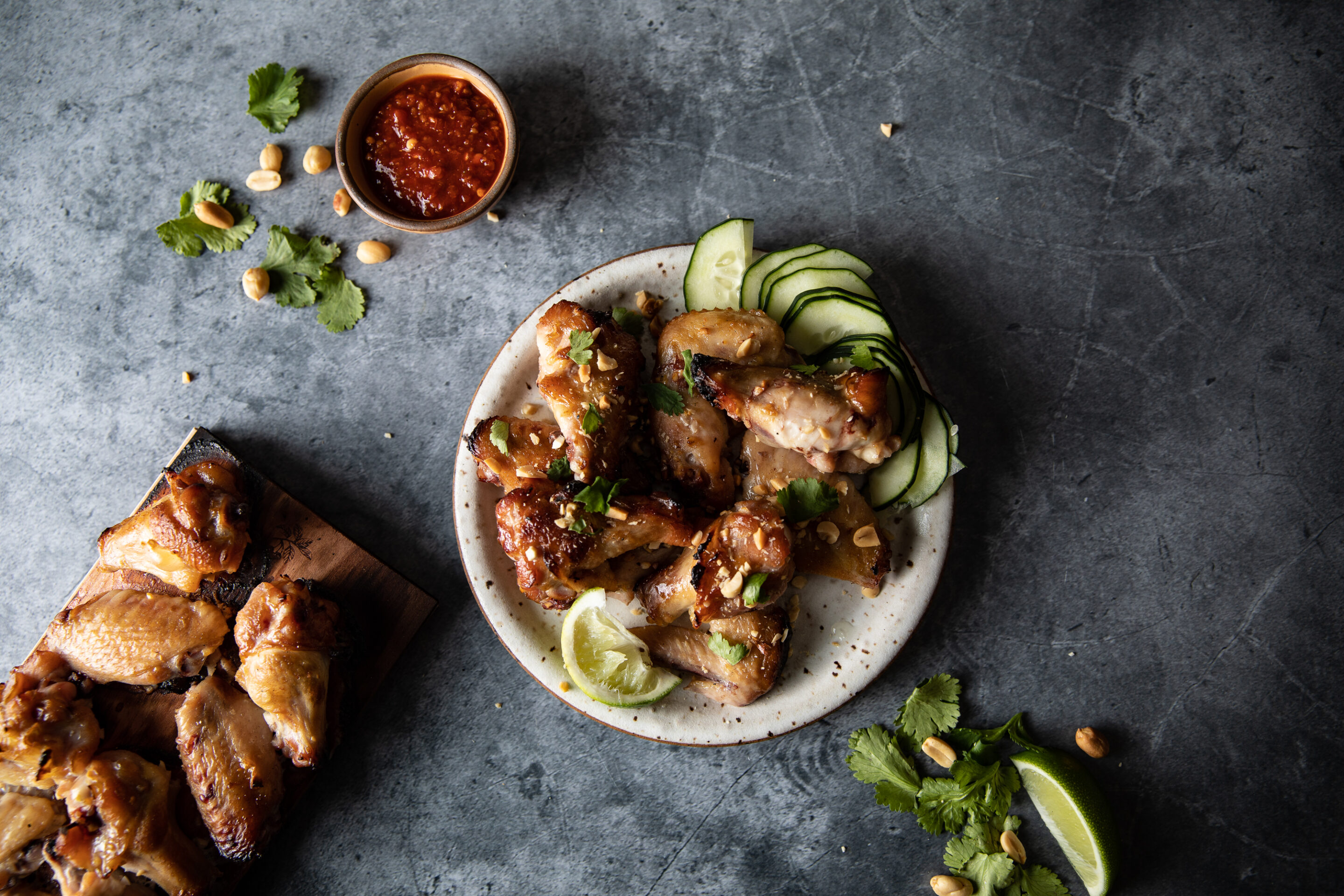 Cherry Planked Vietnamese Chicken Wings | Wildwood Grilling